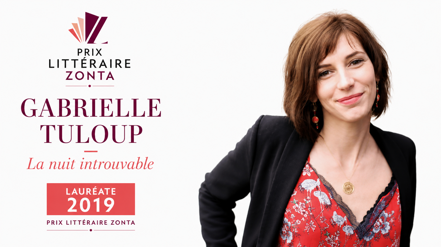 Gabrielle Tuloup — Lauréate Prix Littéraire Zonta 2019