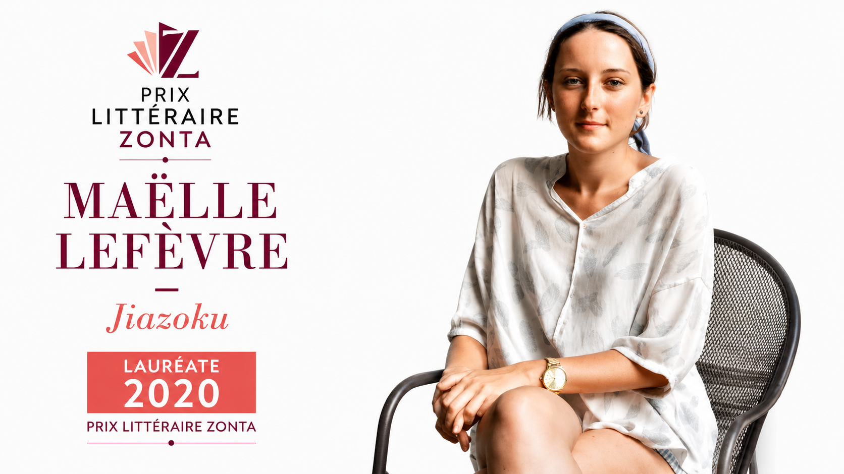Maëlle Lefèvre — Lauréate Prix Littéraire Zonta 2020